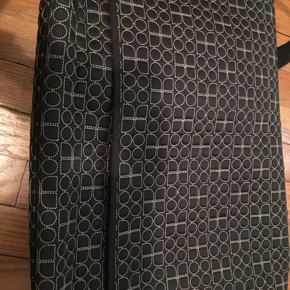 Kate Spade Black and Gold Laptop Bag